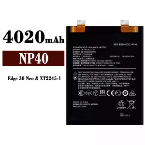 New phone battery NP40 for Motorola Edge 30 Neo