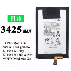 New phone battery FL40 for Motorola X Play / MotoX 3a dual / X3 Play / MOTO Droid Max X2