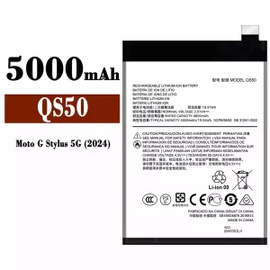 New phone battery QS50 for Motorola Moto G Stylus 5G(2024)