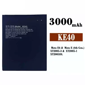 New phone battery KE40 for Motorola Moto E6 / Moto E (6th Gen)