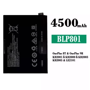 New phone battery BLP801 for OnePlus 8T / OnePlus 9R