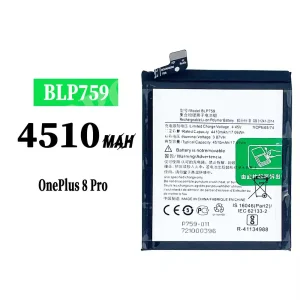 New phone battery BLP759 for OnePlus 8 Pro