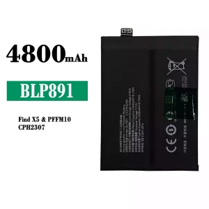 New phone battery BLP891 for OPPO Find X5
