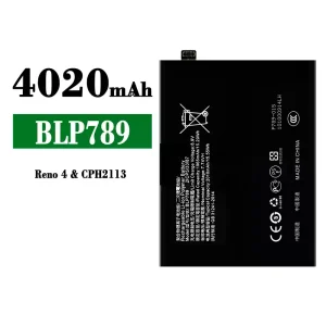 New phone battery BLP789 for OPPO Reno 4 5G