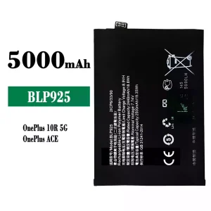 New phone battery BLP925 for OnePlus 10R 5G/ OnePlus ACE/ 1+NORD 3 5G