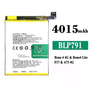 New phone battery BLP791 for OPPO Reno 4 4G /Reno 4 Lite /F17 /A73 4G