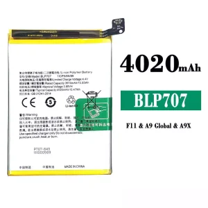 New phone battery BLP707 for OPPO A9 /A9X /F11
