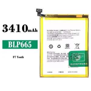 New phone battery BLP665 for OPPO F7 Youth