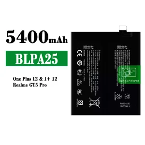 New phone battery BLPA25 for OPPO One plus 12/Realme GT5 Pro