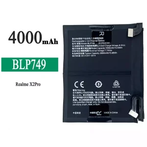 New phone battery BLP749 for OPPO Realme X2 Pro