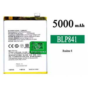 New phone battery BLP841 for OPPO Realme 8