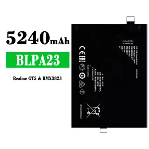 New phone battery BLPA23 for OPPO Realme GT5