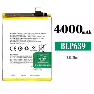 New phone battery BLP639 for OPPO R11 Plus