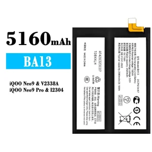 New phone battery BA13 for VIVO iQOO Neo 9/iQOO Neo 9 Pro