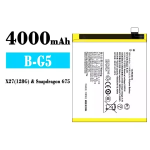 New phone battery B-G5 for VIVO X27(128G)/ Snapdragon 675