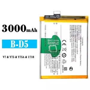 New phone battery B-D5 for VIVO V7/Y75/Y75A