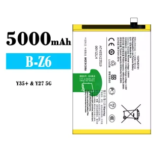 New phone battery B-Z6 for VIVO Y35+/Y27 5G
