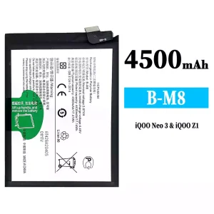 New phone battery B-M8 for VIVO iQOO Neo 3/iQOO Z1