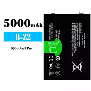 New phone battery B-Z2 for VIVO iQOO Neo8 Pro