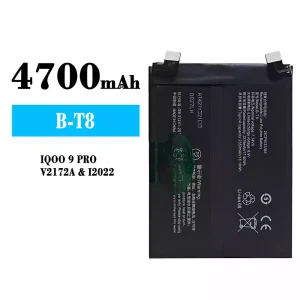 New phone battery B-T8 for VIVO IQOO 9 Pro