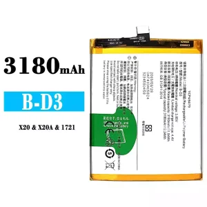 New phone battery B-D3 for VIVO X20/X20A