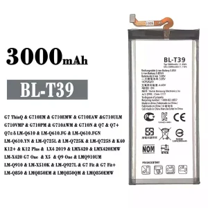 New phone battery BL-T39 for LG G7 ThinQ  / Q7 / Q7+ / Q7a / K40 / K12+ / K12 Plus / Q9 One / G7 Fit / G7 Fit+