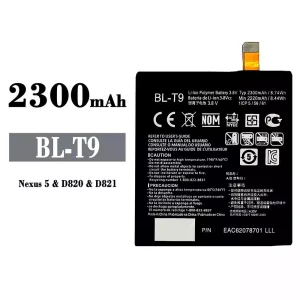 New phone battery BL-T9 for LG Nexus 5