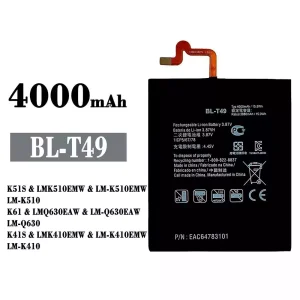 New phone battery BL-T49 for LG K51S / K61 / K41S