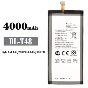 New phone battery BL-T48 for LG Stylo 6