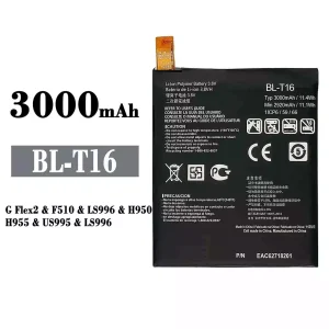 New phone battery BL-T16 for LG G Flex2