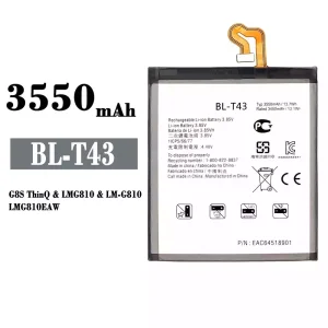 New phone battery BL-T43 for LG G8S ThinQ