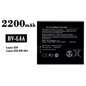 New phone battery BV-L4A for Nokia Lumia 830