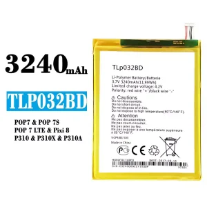 New phone battery TLP032BD for Alcatel POP 7/POP 7s/POP 7 lite/Pixi 8