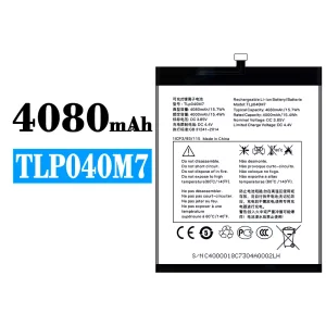 New phone battery TLP040M7 for Alcatel