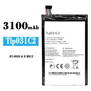New phone battery TLP031C2 for Alcatel BT-8030/B M812