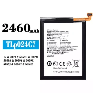 New phone battery TLP024C1 for Alcatel 1x