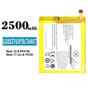 New phone battery Li3825T43P3h736037 for ZTE Blade A2/ Blade V7 lite