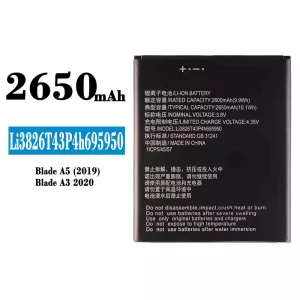 New phone battery Li3826T43P4h695950 for ZTE Blade A5(2019)/A3 (2020)