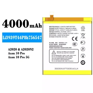 New phone battery Li3939T44P8h756547 for ZTE Axon 10 Pro