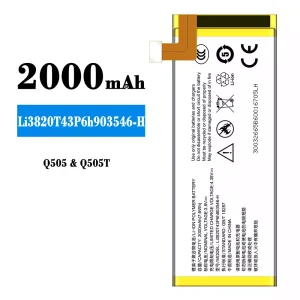 New phone battery Li3820T43P6h903546-H for ZTE Q505/Q505T