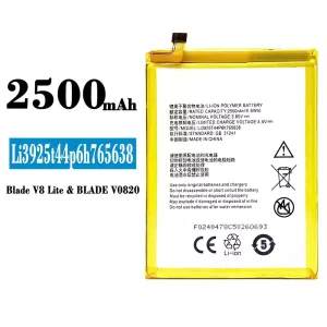 New phone battery Li3925T44P6h765638 for ZTE BLADE V8 lite