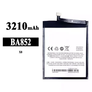 New phone battery BA852 for Meizu X8