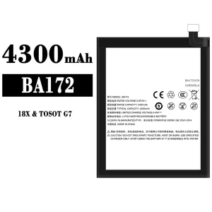 New phone battery BA172 for Meizu 18X/TOSOT G7