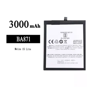 New phone battery BA871 for Meizu 15 Lite