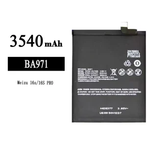 New phone battery BA971 for Meizu 16s/16s Pro
