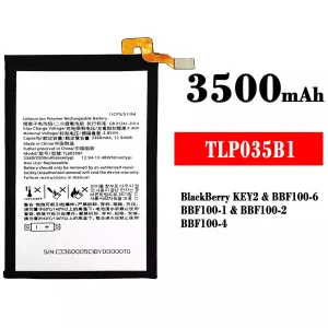New phone battery TLP035B1 for BlackBerry KEY2