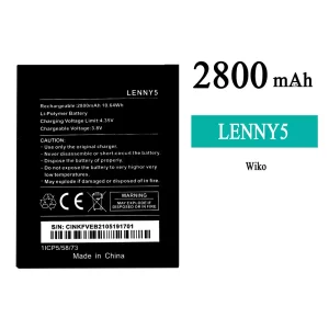 New phone battery LENNY5 for WIKO