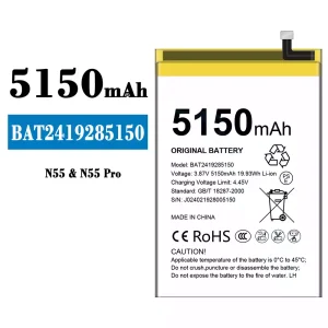 New phone battery BAT2419285150 for Doogee N55/N55 Pro