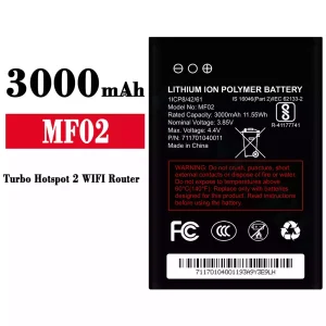 New phone battery MF02 for Kyocera Turbo Hotspot 2 WIFI Router