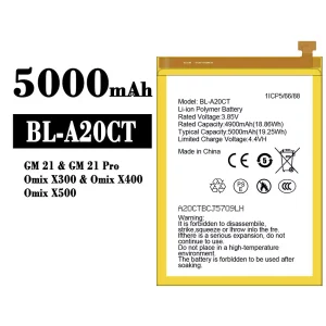 New phone battery BL-A20CT for General Mobile GM 21/GM 21 Pro/Omix X300/Omix X400/Omix X500
